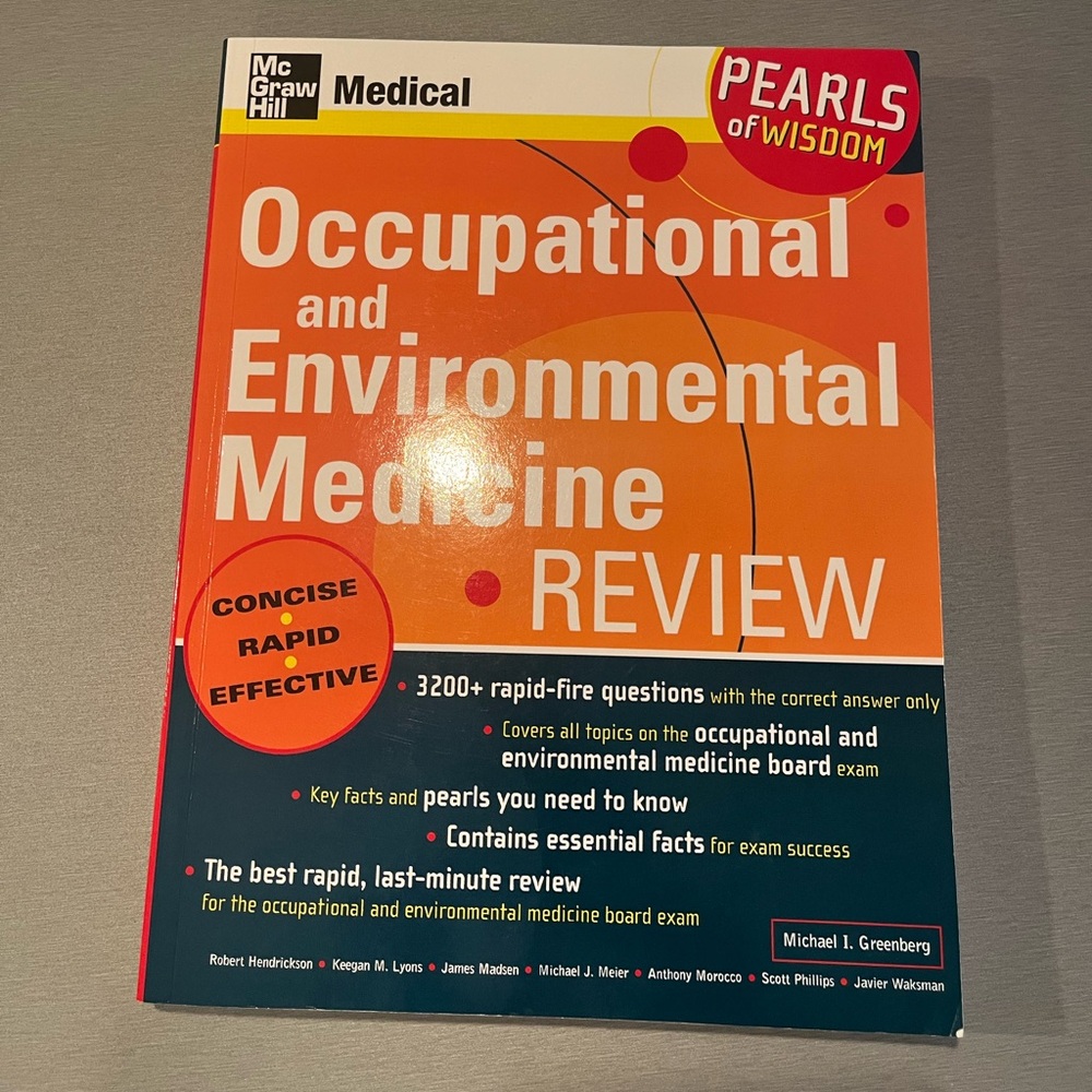 McGraw Medical occupational and environmental medicine review